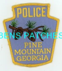 GEORGIA,PINE MOUNTAIN POLICE 1